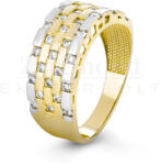  14K sárga és fehér arany gyűrű (AU11875) AU11875