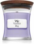 WoodWick Lavender Spa lumânare parfumată cu fitil din lemn 85 g