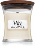 WoodWick White Tea & Jasmine lumânare parfumată cu fitil din lemn 85 g