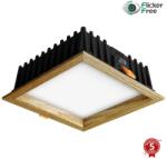 APLED APLED - LED Lámpa SQUARE WOODLINE LED/12W/230V 4000K 17x17 cm tölgy tömör fa AP0199 (AP0199)