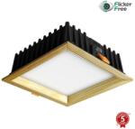 APLED APLED-LED Lámpa SQUARE WOODLINE LED/12W/230V 4000K 17x17 cm fenyő tömör fa AP0205 (AP0205)