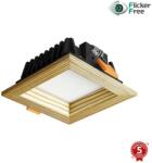 APLED - LED Lámpa SQUARE WOODLINE LED/3W/230V 4000K 9x9 cm fenyő tömör fa 21289 (AP0201)