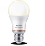 Philips Smart Bec LED inteligent Philips Bulb A60, Wi-Fi, Bluetooth, E27, 8W (60W), 806 lm, lumina calda (2700K), dimabil (000008719514372566)