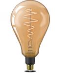 Philips Smart Bec LED inteligent vintage (decorativ) Philips Filament Bulb Amber PS160, Wi-Fi, Bluetooth, E27, 6W (25W), 390 lm, lumina alba (2000-5000K) (000008719514372221)