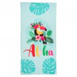 Heinner Beach Towel 70x140 cm Aloha Material : 100% polyester, 220 GSM (HR-BHTWL140-ALH) - shoppix Prosop