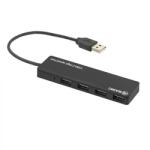 TELLUR Hub USB 2.0 Tellur Basic, 4 port, negru (TLL321041) - shoppix