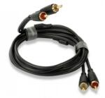 QED Кабел QED - Connect, Phono/Phono, 0.75 m, черен (QE8101)