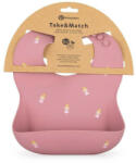 PETITEMARS PETITE&MARS Bib silicon Take&Match Rose Princesses 6m+ (AGS706720) Bavata