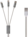 REMAX Cable USB 3in1 Remax Kerolla, 1m (white) (RC-094th White) - mi-one