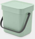 Brabantia Sort & Go Waste Bin Jade Green 3 L (211683) - pcone Cos de gunoi