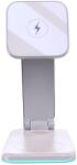 YESIDO - Wireless Charging Station 3in1 (DS17) - for iPhone, Apple Watch, AirPods, 15W - White (KF2315113)