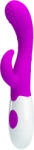 Pretty Love Vibrator Iepuras Arthur, 7 Moduri Vibratii, Silicon, Mov, 20 cm Vibrator
