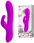 Pretty Love Vibrator Pretty Love Dylan, 7+4 Moduri Stimulatoare, Silicon, USB, Mov, 21 cm Vibrator