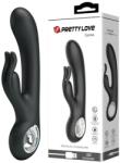 Pretty Love Vibrator Pretty Love Carina, 7 Moduri Vibratii, Silicon, USB, Negru, 19 cm Vibrator