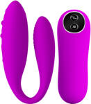 Pretty Love Vibrator Cuplu Chad Remote Control, 30 Moduri Vibratii, Silicon, USB, Mov Vibrator