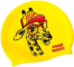 Mad Wave Cască de înot pentru copii mad wave giraffe swim cap junior galben