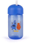 Suavinex - Sticluță cu pai BOOO 340 ml - Albastru (3400766_1)