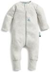 Ergopouch - Costum de dormit din bumbac organic Layers Grey Marle 3-6 m, max. 8 kg, 0, 2 tog (ZEPLL-0.2T03-06MGM19)