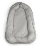 Petite&Mars - Cuib de protecție pentru copil FEEL SAFE Light Grey 90 x 60 cm (353206)