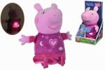 Simba Toys - Peppa Pig 2în1 Plush Sleepwalker, joacă + lumină, roz, 25 cm (S 9261016)