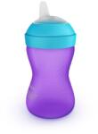 Philips AVENT - Cana Grippy de 300 ml cu guriță moale fetiță (826316)