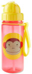 Skip Hop - Cană Zoo cu pai PP fără PVC și BPA Maimuță 12 m+ (9N567110)