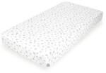 Ceba - Pânză de tifon stretch cu elastic 120 x 60 Grey Stars (W-823-076-626) Lenjerii de pat bebelusi‎, patura bebelusi