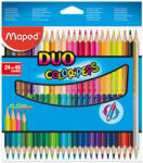Maped - Creioane colorate triunghiulare "COLOR`PEPS DUO", 48 buc (3154148296027)