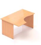 LENZA Visio ergonomikus asztal 140 x 100 cm, bal, bükkfa - rauman - 133 390 Ft