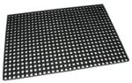 FLOMAT Gumi tisztítószőnyeg Honeycomb 80 x 120 x 2, 2 cm, fekete