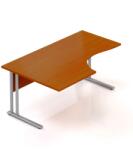  Visio ergonomikus asztal 160 x 100 cm, bal, cseresznye - rauman - 142 690 Ft