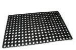 FLOMAT Gumi tisztítószőnyeg Honeycomb 50 x 80 x 2, 2 cm, fekete