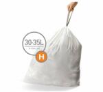 Nikaro Zsinóros szemeteszsákok 30-35 l, H típusú - 20 db, fehér