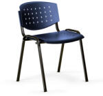 ALBA CR Troy I konferencia szék - fekete lábak, kék