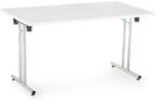LENZA Impress összecsukható asztal 140 x 80 cm, fehér