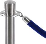 Jansen Display Kötél sorompóhoz, króm végű, kék