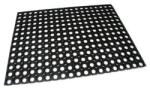FLOMAT Gumi tisztítószőnyeg Honeycomb 60 x 80 x 1, 6 cm, fekete