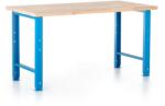  Állítható magasságú műhelyasztal Basic, 150 x 80 cm, kék - ral 5012