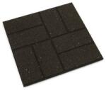 FLOMAT s. r. o Gumi térkő Macskakő 40 x 40 x 1, 5 cm, barna