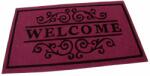 FLOMAT Textil tisztítószőnyeg Welcome Deco 45 x 75 x 0, 3 cm, lila
