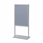 Jansen Display Plakáttartó 70 x 100 cm, ezüst