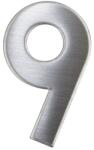  9" házszám, RN. 75L, rozsdamentes acél