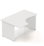 LENZA Visio ergonomikus asztal 140 x 100 cm, bal, fehér - rauman - 133 390 Ft