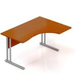  Visio ergonomikus asztal 140 x 100 cm, jobb, cseresznye - rauman - 136 090 Ft