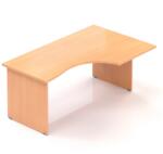 LENZA Visio ergonomikus asztal 160 x 100 cm, jobb, bükkfa - rauman - 104 990 Ft