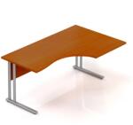 LENZA Visio ergonomikus asztal 160 x 100 cm, jobb, cseresznye - rauman - 142 690 Ft