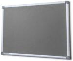Jansen Display SICO textil hirdetőtábla 60 x 45 cm, szürke