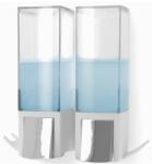 Nikaro Compactor Edge szappanadagoló, 2 x 500 ml, fehér