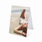 Jansen Display A típusú plexi állvány, álló A4-es formátumban, átlátszó