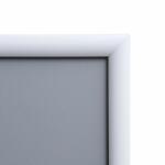 Jansen Display Clapram A0, éles sarok, profil 25 mm, fehér